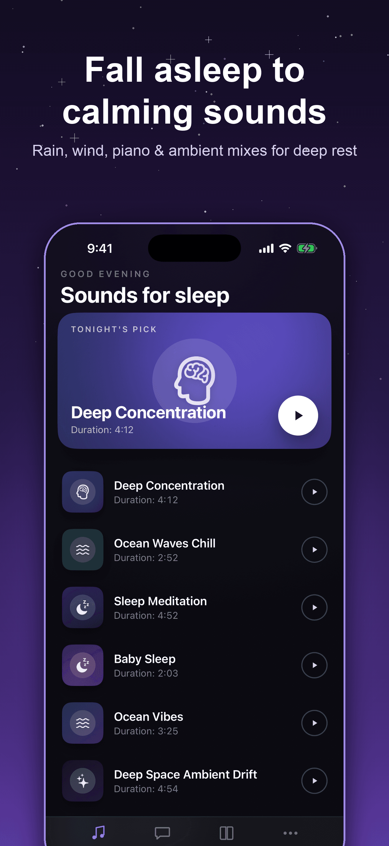 SleepCBT: Sleep Sounds & CBT-I screenshot
