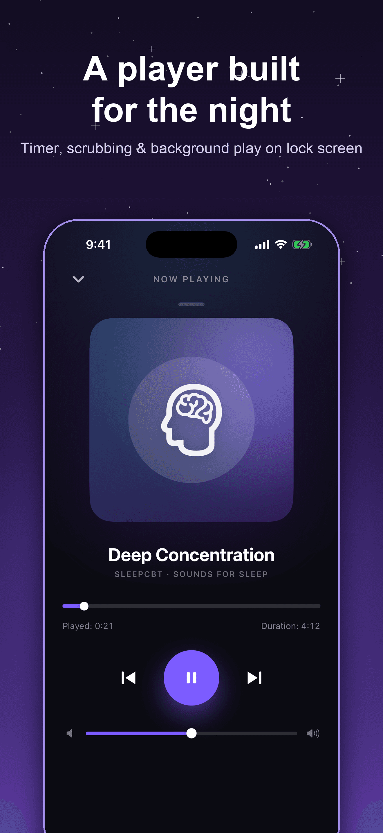 SleepCBT: Sleep Sounds & CBT-I screenshot
