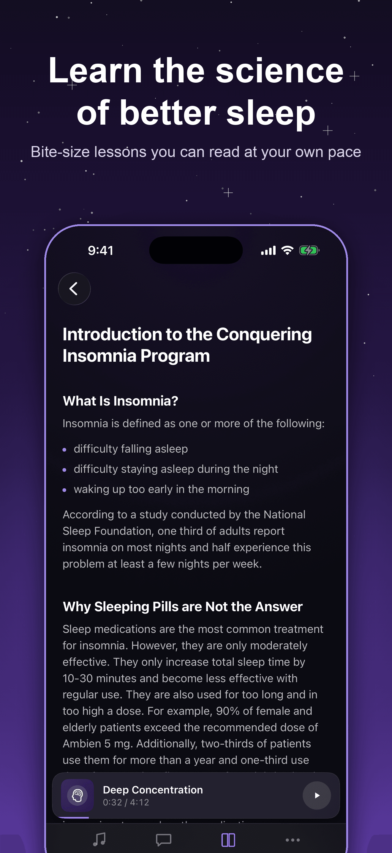 SleepCBT: Sleep Sounds & CBT-I screenshot